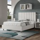 140x200 cm Bed Headboard with Symmetrical Vertical Lines Made in Italy - Guanto Viadurini