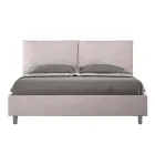 160x200 cm Bed Headboard with Microfiber Cushions Made in Italy - Olympics Viadurini