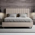 160x200 cm Bed Headboard with Symmetrical Vertical Lines Made in Italy - Guanto Viadurini
