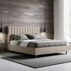 160x200 cm Bed Headboard with Symmetrical Vertical Lines Made in Italy - Guanto Viadurini