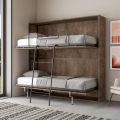 Horizontal Folding Bunk Bed Made in Italy - Collaborative