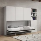 Single Murphy Bed in Different Compositions - Collaborative Viadurini