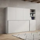 Single Murphy Bed in Different Compositions - Collaborative Viadurini
