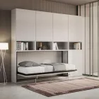 Single Murphy Bed in Different Compositions - Collaborative Viadurini