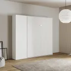 Queen Size Bed with Vertical Foldaway and Column - Magicompare Viadurini