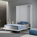 Queen Size Bed with Vertical Foldaway in Different Finishes - Magicompare