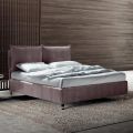 Double Bed 160x190 with 2 Soft Cushions with Perimeter Ruffle - Ernesta