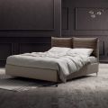 Double Bed 160x190 with 2 Soft Pillows in the Headboard - Tramonti