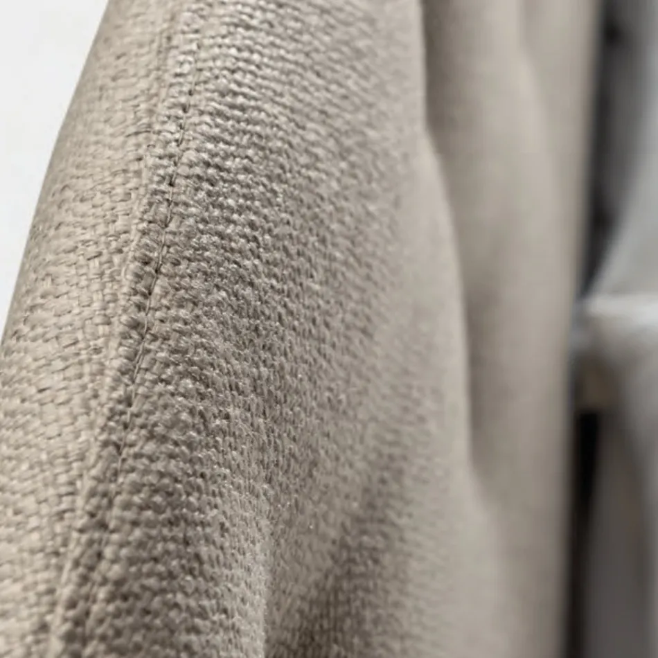 Double Bed 160x190 with Curved Lines and Buttons Made in Italy - Oriente Viadurini