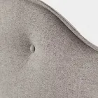 Double Bed 160x190 with Perimeter Ruffle Headboard and Buttons - Rest Viadurini