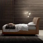 Double Bed 160x190 with Curved Headboard and Important Thickness - Magie Viadurini