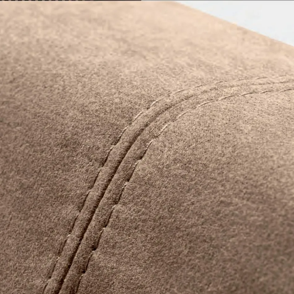 Double Bed 160x190 with Curved Headboard and Important Thickness - Magie Viadurini