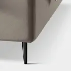 Double Bed 160x190 with Quilting with Wide Vertical Bands - Magan Viadurini