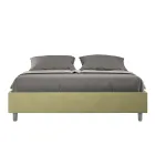 Double Bed 160x200 cm Covered in Microfiber Made in Italy - Athlete Viadurini