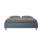 Double Bed 160x200 cm Covered in Microfiber Made in Italy - Athlete Viadurini