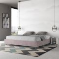 Double Bed 200x200 cm Covered in Microfiber Made in Italy - Athlete