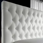 Capitonné Double Bed with Optional Storage Made in Italy - Sciocco Viadurini