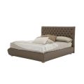 Classic Double Bed with Box in Fabric or Ecoleather Made in Italy - Lebanon