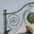 Classic double bed with wrought iron decoration Rachael Viadurini