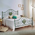 Italian wrought iron double bed Rachael, classic design