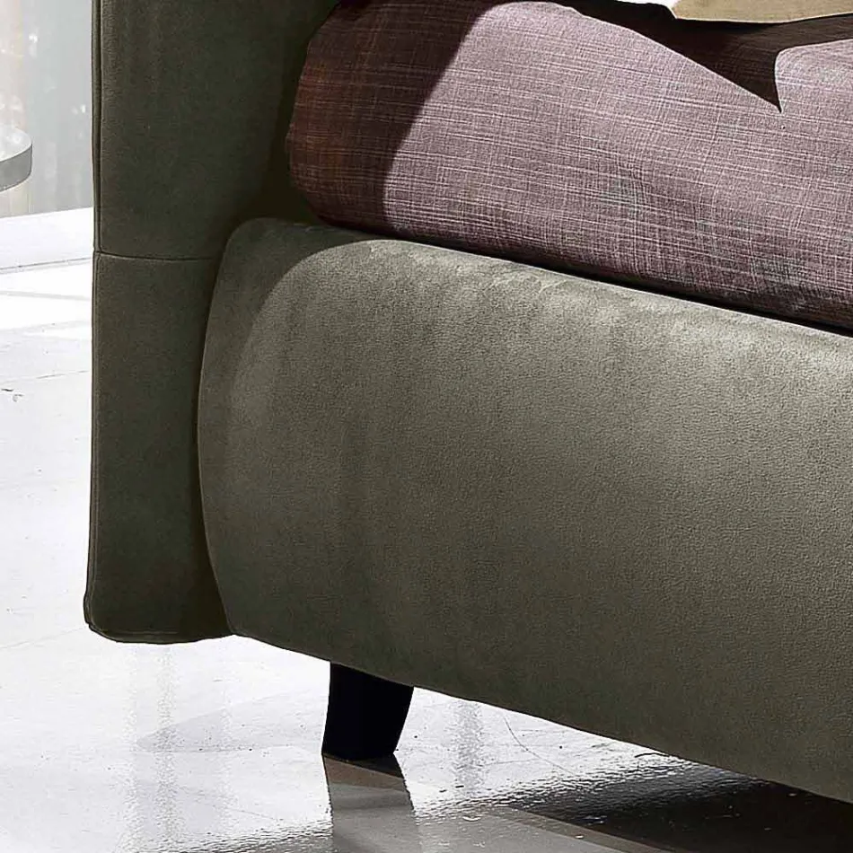 Double bed with lifting box 160x190 / 200 cm Nina Viadurini