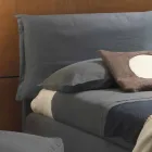 Double bed with storage unit, contemporary design Iorca Bolzan Viadurini