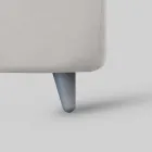 Double Bed with Optional Storage, 2 Bedside Tables and Mattress - Fiuto Viadurini