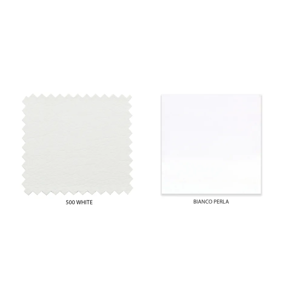 Double Bed with Optional Storage, 2 Bedside Tables and Mattress - Fiuto Viadurini