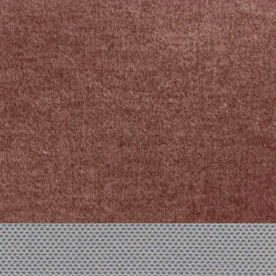 Double Bed with Container Covered in Fabric Made in Italy - Renato Viadurini