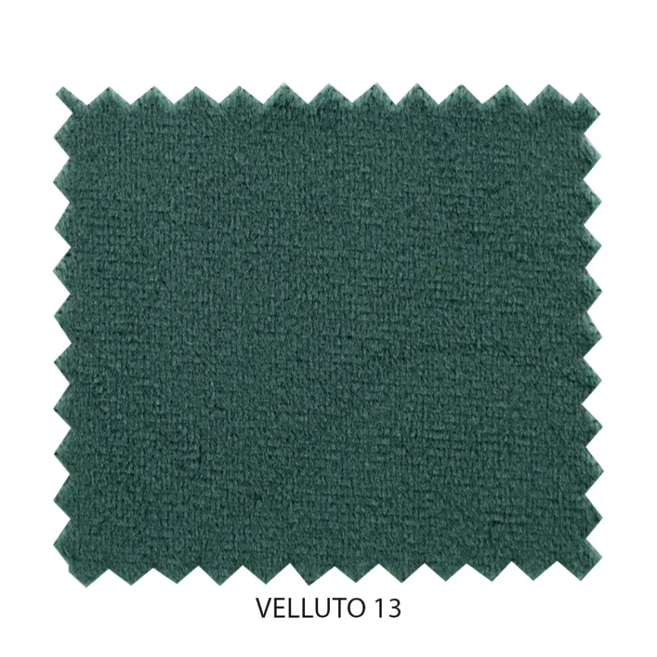 Double bed with padded bed frame and iron headboard - Nebbia Viadurini