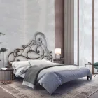 Double bed with iron bed frame Made in Italy - Pongo Viadurini