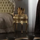 Double bed with mattress, pillows and 2 bedside tables Made in Italy - Laki Viadurini