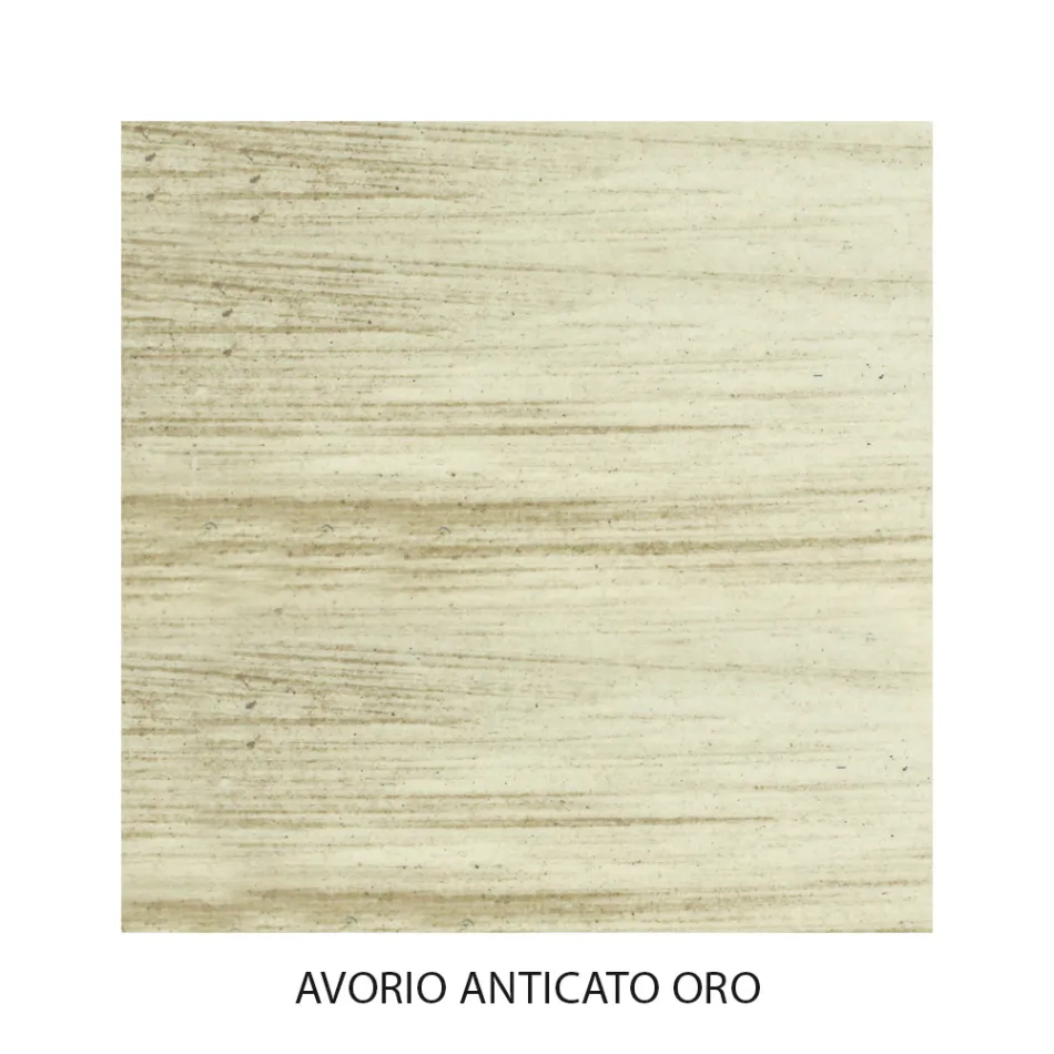 Double bed with coordinated footboard in different finishes - Size Viadurini