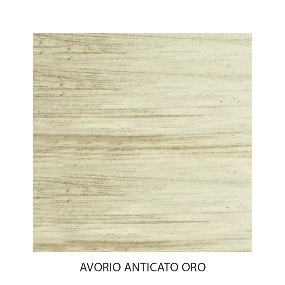 Double bed with coordinated iron footboard Made in Italy - Penny Viadurini