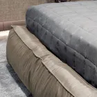 Double bed with optional bed base and storage unit Made in Italy - Ribelle Viadurini