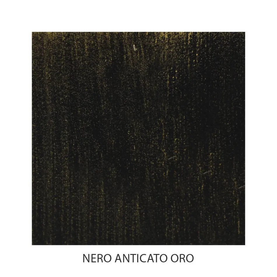 Double bed with headboard and bed frame in iron Made in Italy - Finish Viadurini