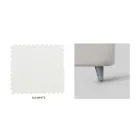 Double bed with eco-leather headboard Made in Italy - Fiuto Viadurini