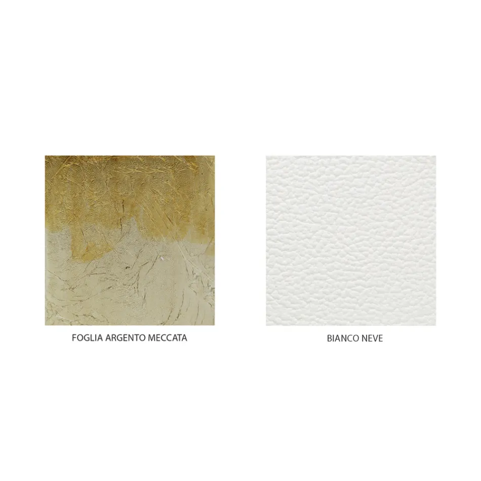 Classic Style Double Bed in Iron and Leather Made in Italy - King Viadurini