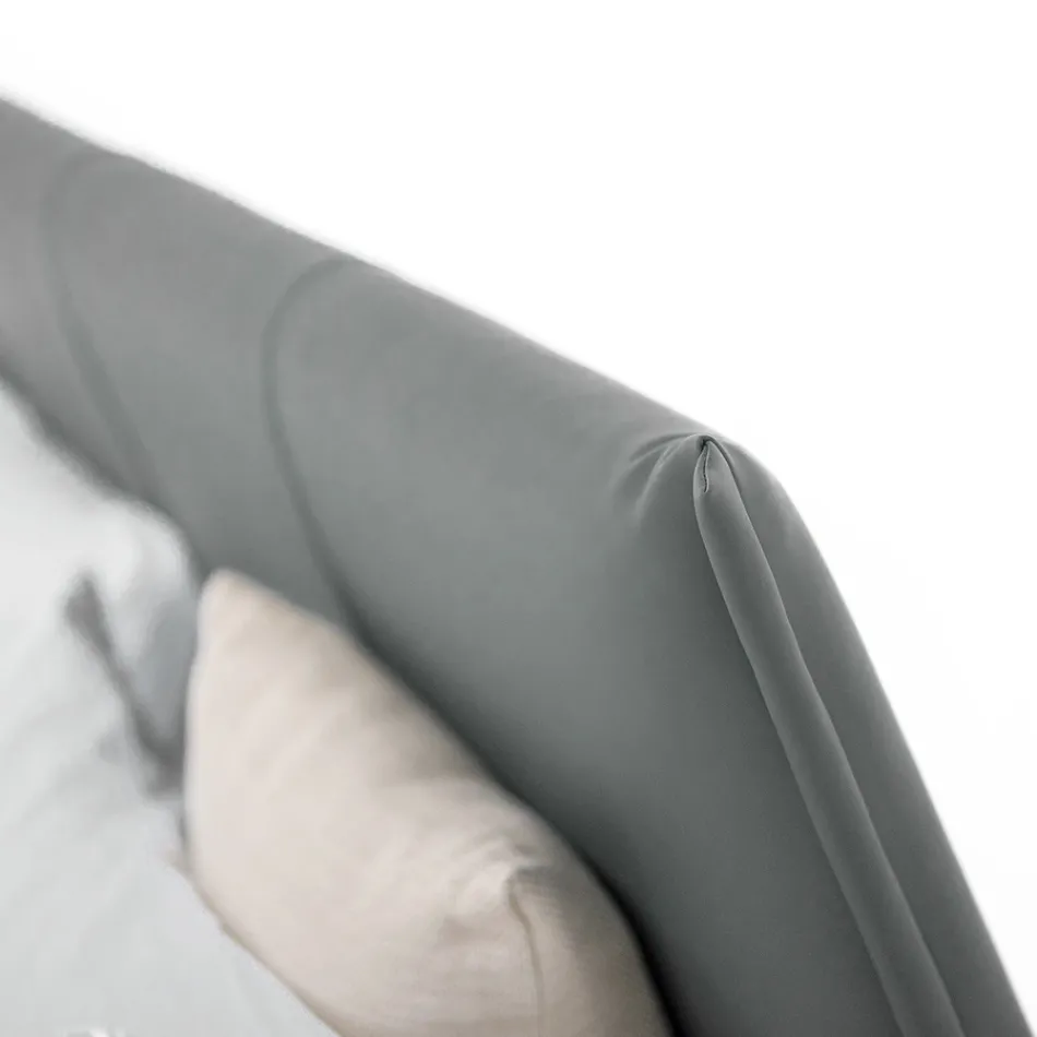 Luxury Design Double Bed in Eco-Leather or Fabric Made in Italy – Generus Viadurini