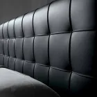 Design double bed with padded headboard Leilo, 160x200 cm Viadurini