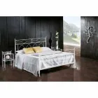 Wrought iron double bed Sydney, classic design, handmade in Italy Viadurini