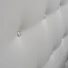 Luxury Double Bed with Box and Swarovski Made in Italy – Little Heart Viadurini