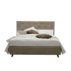 Luxury Upholstered Double Bed with Storage Box Made in Italy – Torn Viadurini