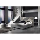 Upholstered double bed with lifting container 160x190 / 200cm Mia Viadurini