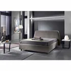 Padded double bed with modern container 160x190 / 200 Reby Viadurini