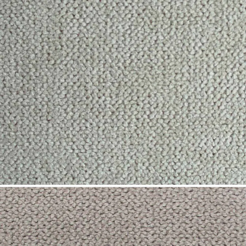 Double bed upholstered in fabric or eco-leather Made in Italy - Elettro Viadurini