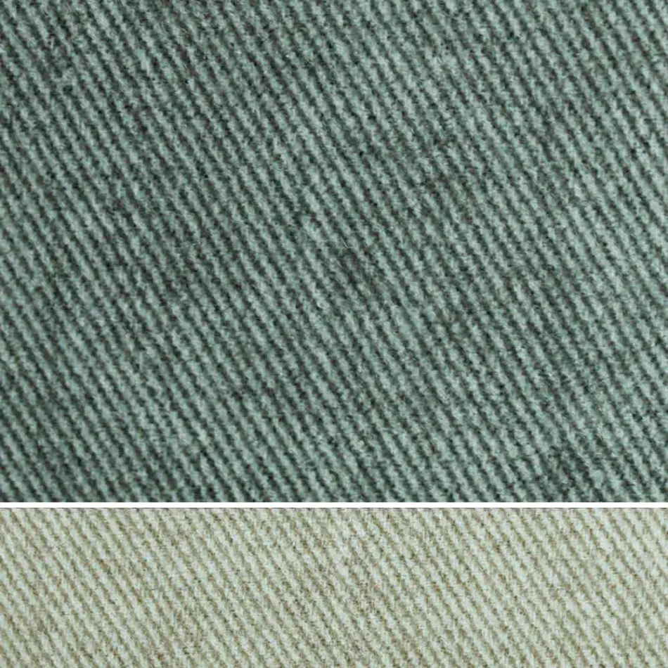 Double bed upholstered in fabric or eco-leather Made in Italy - Elettro Viadurini