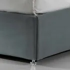 Modern upholstered double bed with 160x190 / 200cm Sun box Viadurini