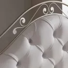 Upholstered double bed handmade in solid iron Gracie Viadurini