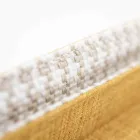 Double Bed in Fabric with Metal Feet Made in Italy - Glorio Viadurini